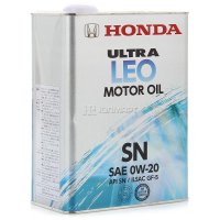 Моторное масло HONDA Ultra LEO API SAE 0W 20 SN, 4 л (08217-99974).jpg
